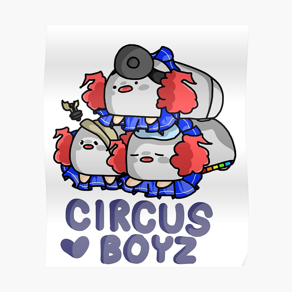 Circus In The Sky Boys Sticker By Squiddbubbles Redbubble - goz shirt roblox