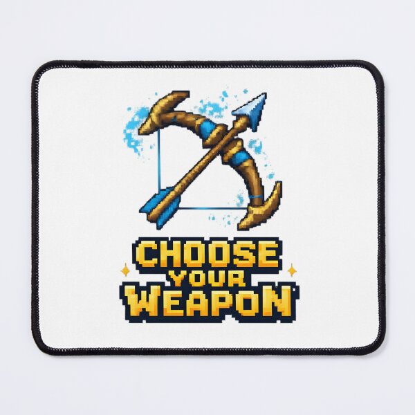 Item preview, Pixel Bow & Arrow – Retro Gaming Artwork designed and sold by stivemick.