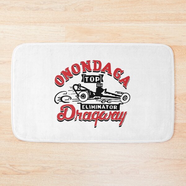 Artikelvorschau, Vintage Onondaga Dragway Top Eliminator Emblem entworfen und verkauft von retropetrol.