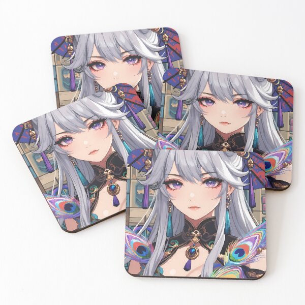 Item preview, Yao Guang - Peacock Empress from Honkai: Star Rail - Celestial Fantasy Sovereign Portrait designed and sold by AiDigitalSanctum.