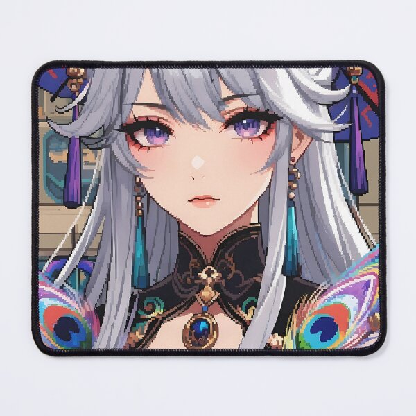 Item preview, Yao Guang - Peacock Empress from Honkai: Star Rail - Celestial Fantasy Sovereign Portrait designed and sold by AiDigitalSanctum.
