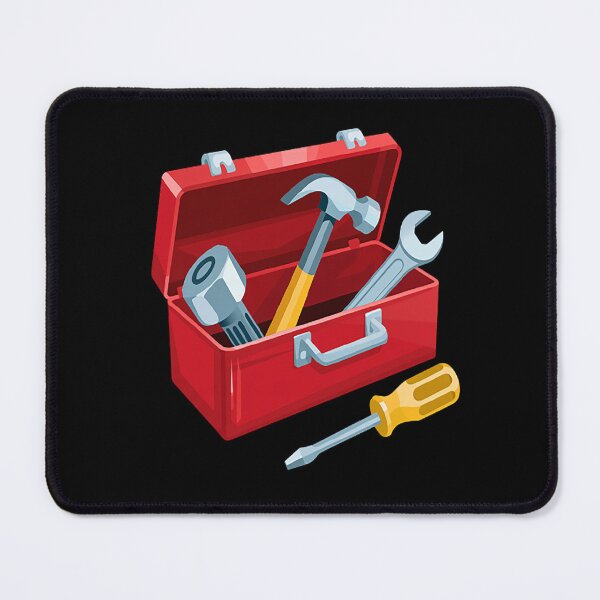 Item preview, Handy Red Toolbox With Tools designed and sold by LacostCarl.