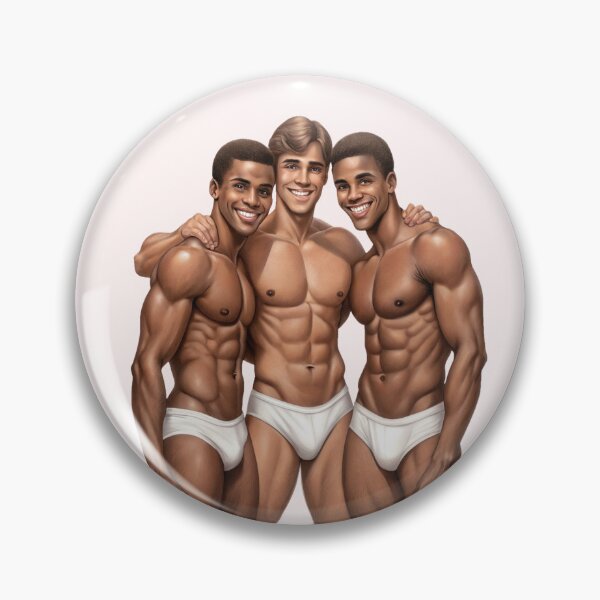 Item preview, An Embrace of Joyful Male Unity designed and sold by gayishdesign.