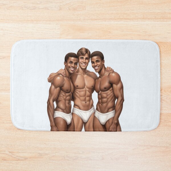 Item preview, An Embrace of Joyful Male Unity designed and sold by gayishdesign.