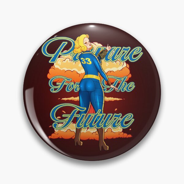 Item preview, Vault girl Pin Up - prepare for the future designed and sold by Riverfox99.