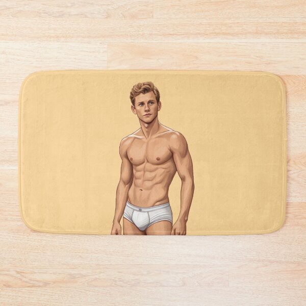 Item preview, Solo Study in Mid-Century Vintage Pin-Up Guy designed and sold by gayishdesign.