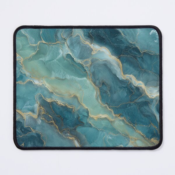 Item preview, Aquamarine Marble Pattern designed and sold by Letteraddicted.