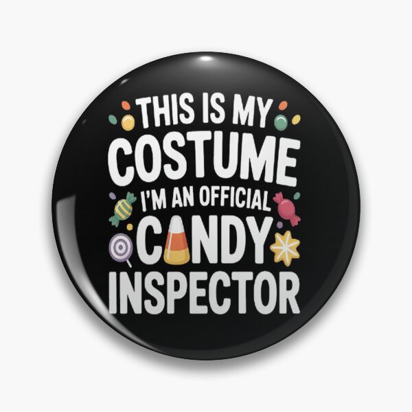 Item preview, This Is My Costume I'm an Official Candy Inspector Halloween designed and sold by SignaturalGen.