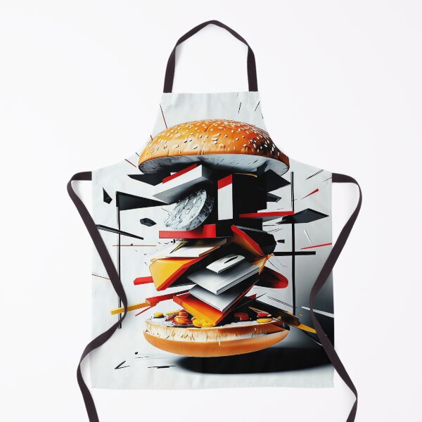 Item preview, Abstract Burger designed and sold by ONYX Pixee.