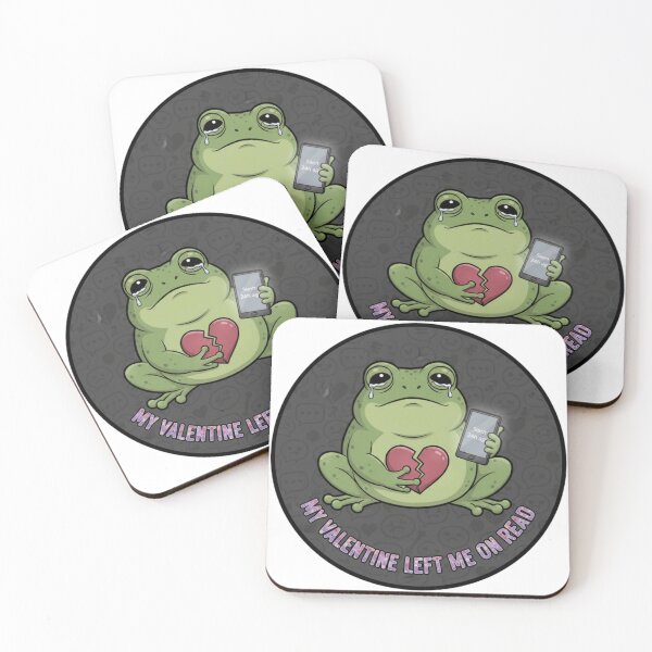 Item preview, Left on Read Valentine – Funny Dating Meme Sticker designed and sold by Imaginarium of Chaos falcon88 .