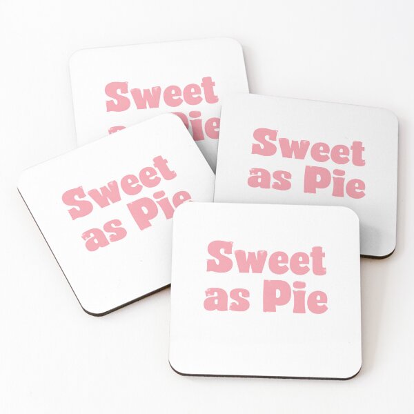 Item preview, Sweet as Pie Cute Pink Typography – Soft Aesthetic Quote Design designed and sold by ULTIMATE CREATIONS.