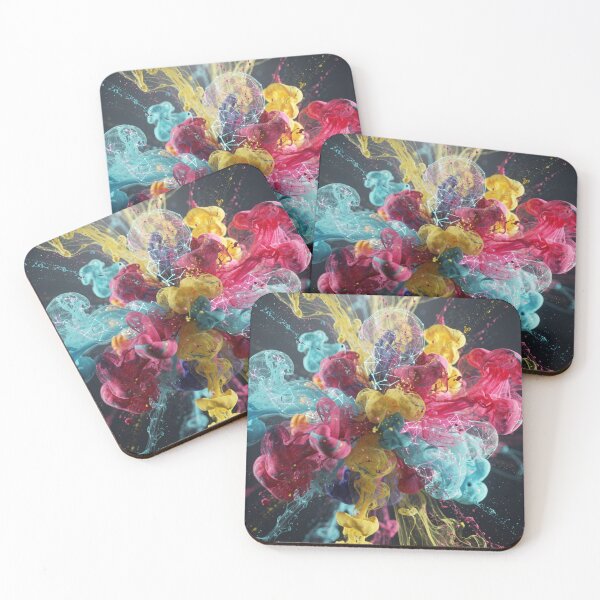 Item preview, Creative Chaos - Vibrant Abstract Ink & Smoke Explosion designed and sold by Frame of Mind .