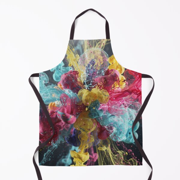 Item preview, Creative Chaos - Vibrant Abstract Ink & Smoke Explosion designed and sold by Frame of Mind .