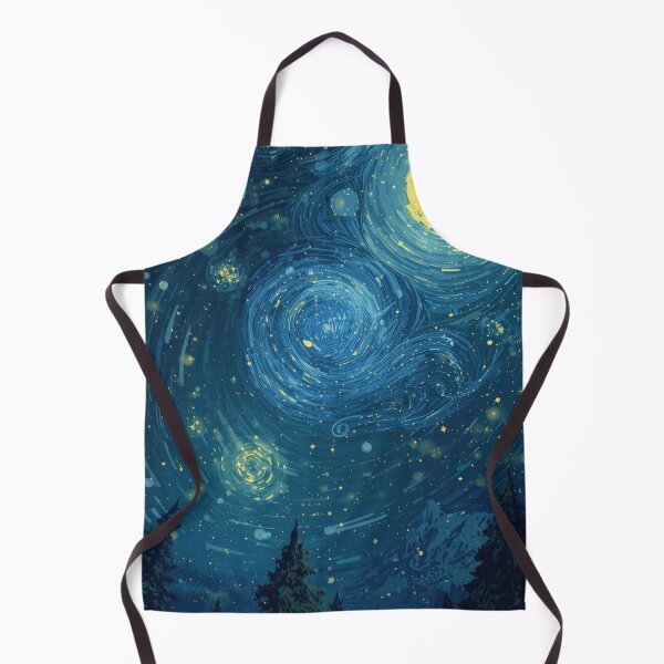 Item preview, Swirling Cosmic Sky Art — Starry Night Galaxy Print (Many Products Available) designed and sold by Kayshies8120.