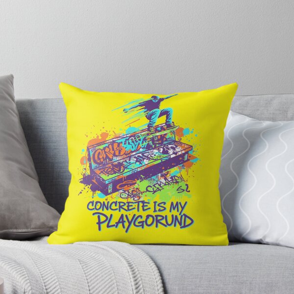 Item preview, Concrete Is My Playground | Urban Skateboard Art designed and sold by Maximilianos.