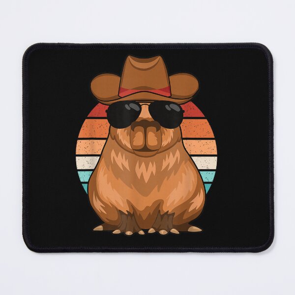 Item preview, Funny Cowboy Capybara Retro Capybara Lover Men Boys Kids Art for Men Women Kids , Capybara Gift Lover designed and sold by DZIRI NAJAT.