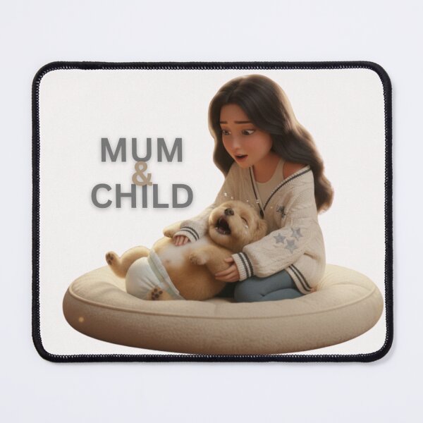 Item preview, Furmum and the Fluffy Fat-bellied Poodle (version 2) designed and sold by Gilbey & Carrie.