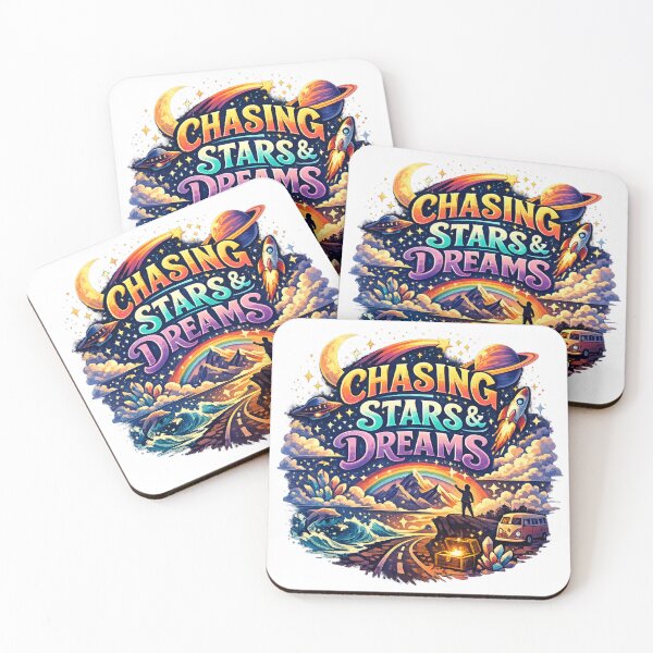 Item preview, Chasing Stars & Dreams – Cosmic Unisex Art designed and sold by HiteshArt111.