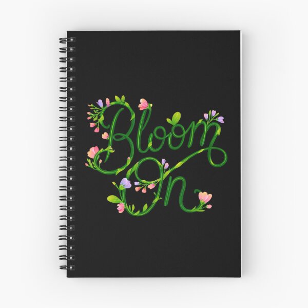 Item preview, Bloom On Floral Typography – Botanical Motivational Quote Art designed and sold by ULTIMATE CREATIONS.