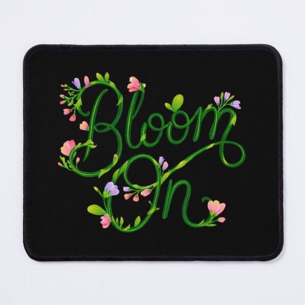Item preview, Bloom On Floral Typography – Botanical Motivational Quote Art designed and sold by ULTIMATE CREATIONS.