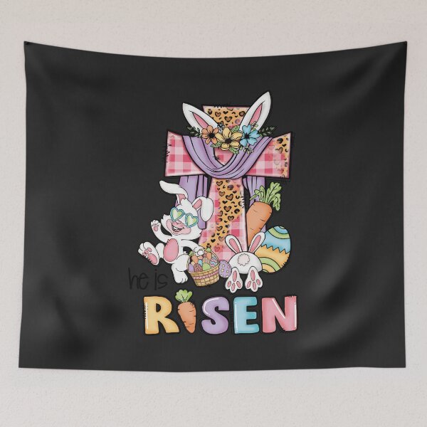 Item preview, He is Risen Easter Christian Cross Pastel Faith  designed and sold by FrankIsabel.
