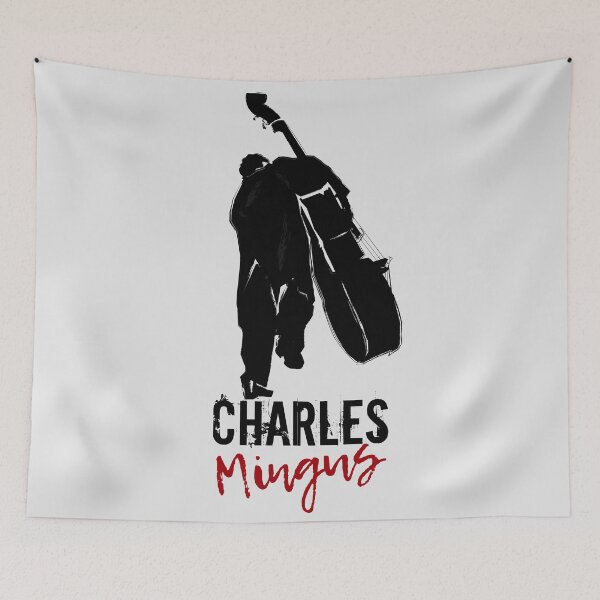 Item preview, Charles Mingus climbing stairs in the New York subway designed and sold by FULLER FACTORY.