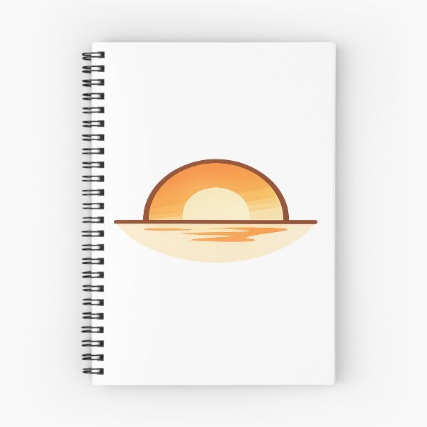 Aperçu de l'œuvre Icône de coucher de soleil minimaliste créée et vendue par Artistmonkey345.
