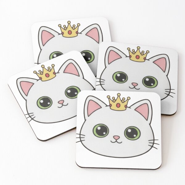 Item preview, Kawaii Princess Cat with Crown designed and sold by ZyVoAli.