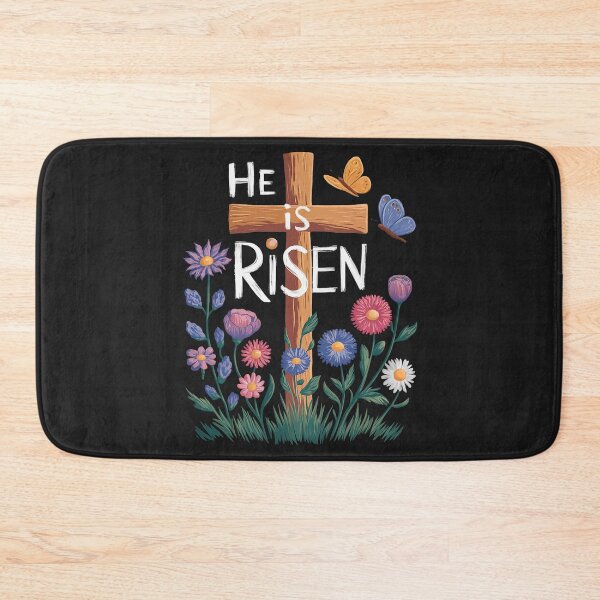 Item preview, He is Risen Easter Christian Cross Pastel Faith  designed and sold by FrankIsabel.