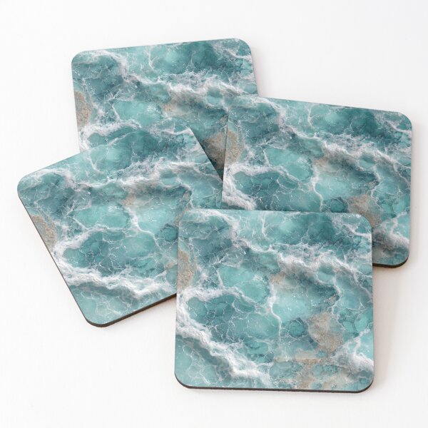 Item preview, Aquamarine Ocean Marble designed and sold by Letteraddicted.