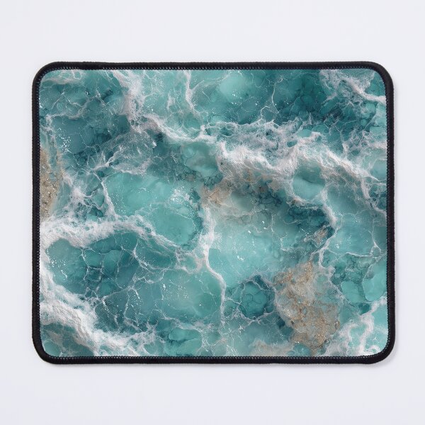 Item preview, Aquamarine Ocean Marble designed and sold by Letteraddicted.
