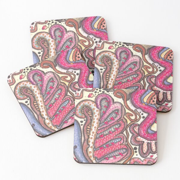 Item preview, Wild Flower | Relaxing Watercolor & Zentangle Abstract Floral Art designed and sold by ColorWander.