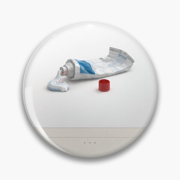 Item preview, Empty Toothpaste Tube Sticker – Minimal Conceptual Humor designed and sold by DrizzyV.