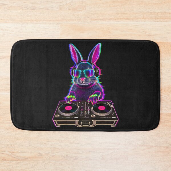 Item preview, House Music Festival Bunny DJ Techno Rave EDM Easter Rabbit designed and sold by FrankIsabel.