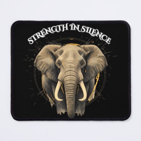 Item preview, Strength in Silence Elephant Shirt – Symbol of Power, Wisdom & Inner Strength designed and sold by LittleLoopArt.