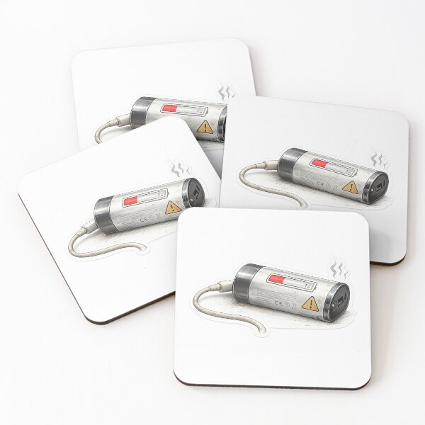 Item preview, Low Battery Sticker – Modern Conceptual Art Humor designed and sold by DrizzyV.