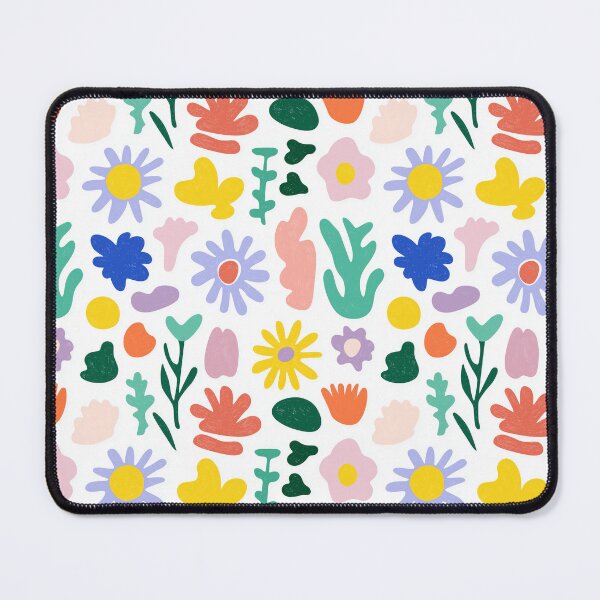 Item preview, Dense Pastel Matisse Garden Organic Cutout Pattern designed and sold by Prismatect.