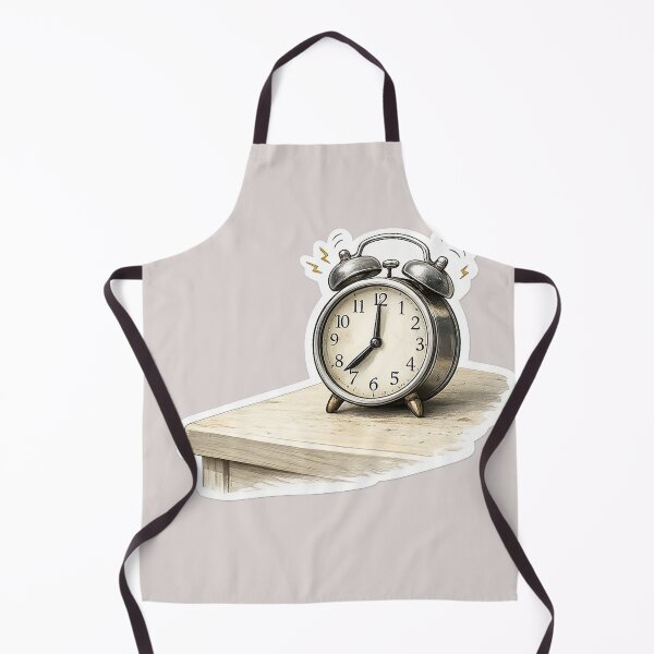 Item preview, Vintage Alarm Clock Sticker – Time Anxiety Art designed and sold by DrizzyV.