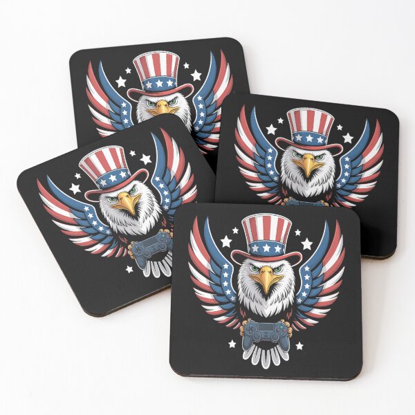Item preview, Patriotic Eagle Gamer designed and sold by LacostCarl.