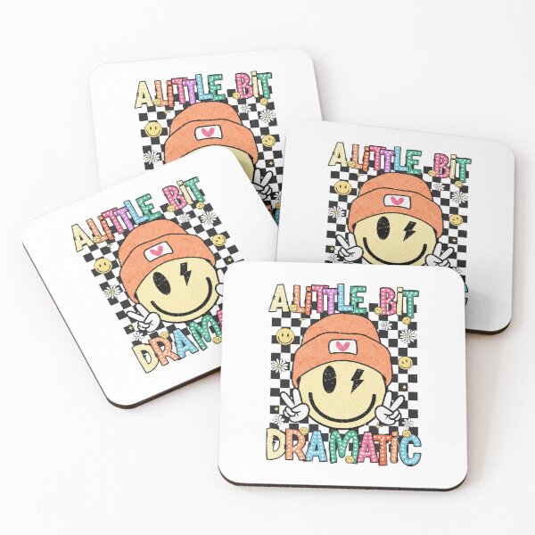 Item preview, Retro A Little Bit Dramatic Smiley — Y2K Aesthetic Peace Sign Illustration designed and sold by Colorful-Garden.
