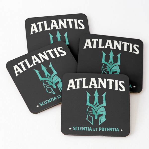 Item preview, Atlantis Scientia et Potentia Quote designed and sold by Retr0Tshirts.