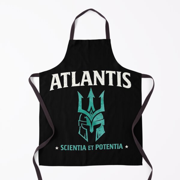 Item preview, Atlantis Scientia et Potentia Quote designed and sold by Retr0Tshirts.