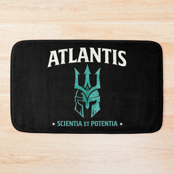 Item preview, Atlantis Scientia et Potentia Quote designed and sold by Retr0Tshirts.