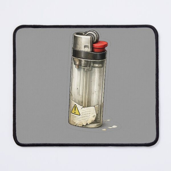 Item preview, Empty Lighter Sticker – Minimal Existential Art designed and sold by DrizzyV.