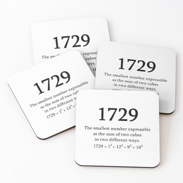 Item preview, 1729 Math Nerd Number designed and sold by dhymvhbli87.