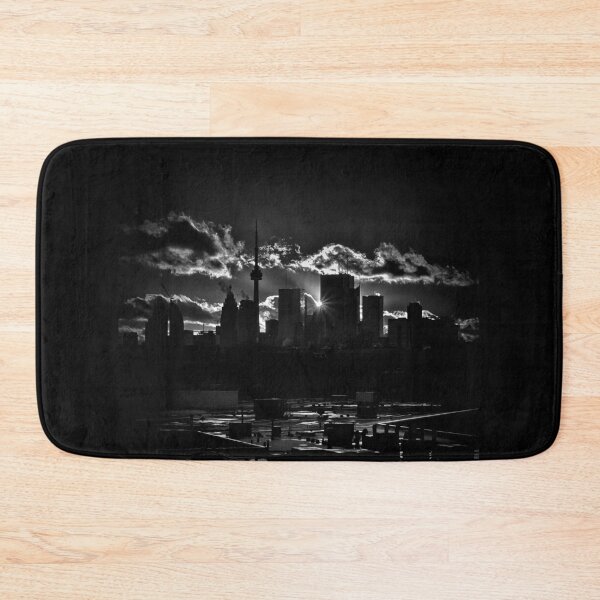 Item preview, Toronto Skyline At Sunset From The Pape St Bridge No 1 designed and sold by The Learning Curve Photography.