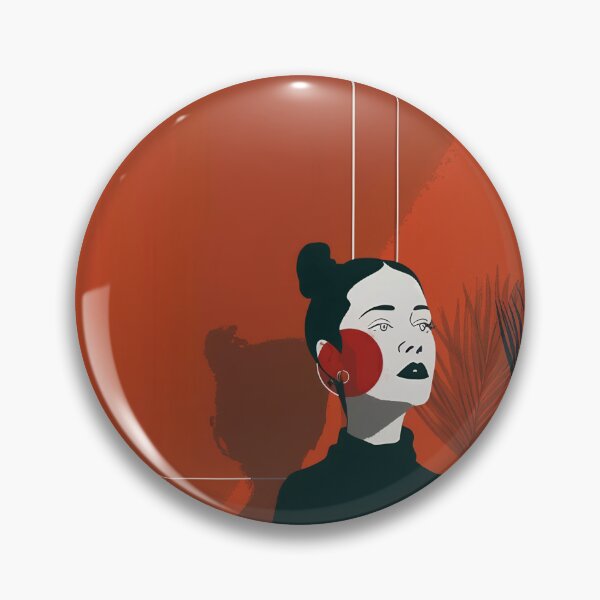 Item preview, Vermilion Silhouette designed and sold by The Imaginary Artist .