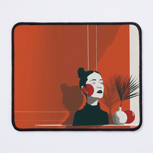 Item preview, Vermilion Silhouette designed and sold by The Imaginary Artist .