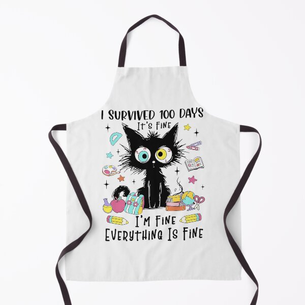 Item preview, I Survived 67 33 Days of School Teacher Kids Girls 100th Day cat cute designed and sold by FrankIsabel.