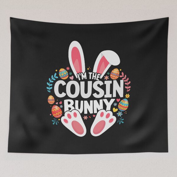 Item preview, I'm The Cousin Bunny Matching Easter Family designed and sold by FrankIsabel.